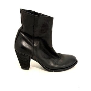 Officine Creative Stacked Heel Leather Plaisir 001 Boots Size 41